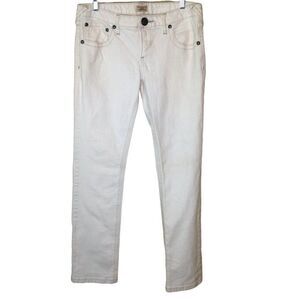 Free People White Jeans 8" Rise and 30" Inseam (Note) 31